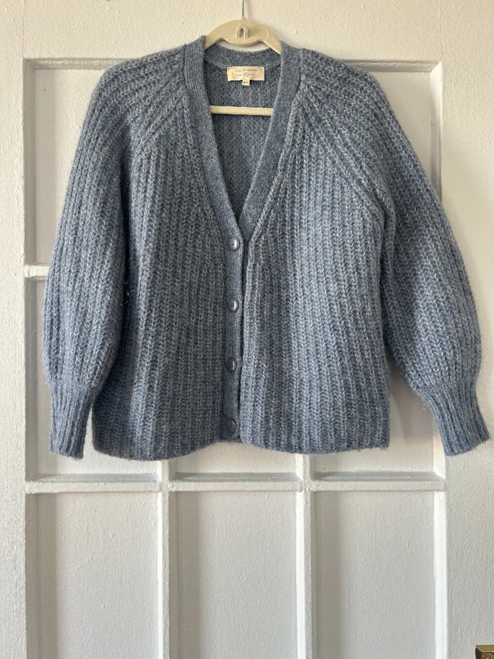 Sezane Basile Cardigan -- Vintage Blue, XXS